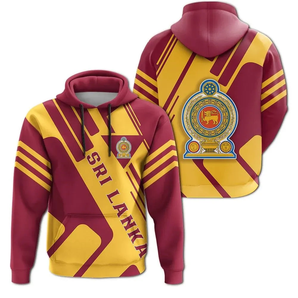 Sri Lanka Hoodie Coat Of Arms Rockie RLT7