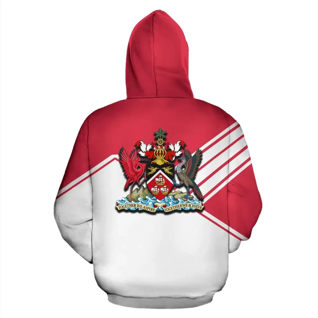 Trinidad and Tobago Hoodie Coat Of Arms Mount Style RLT6