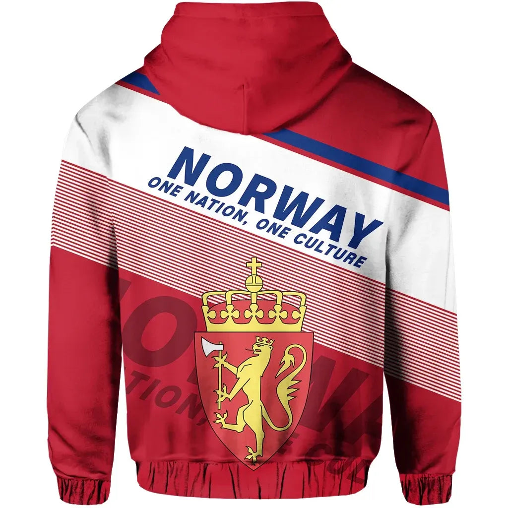 Norway Hoodie Flag Motto Limited Style RLT7