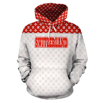Switzerland All Over Hoodie RLT13
