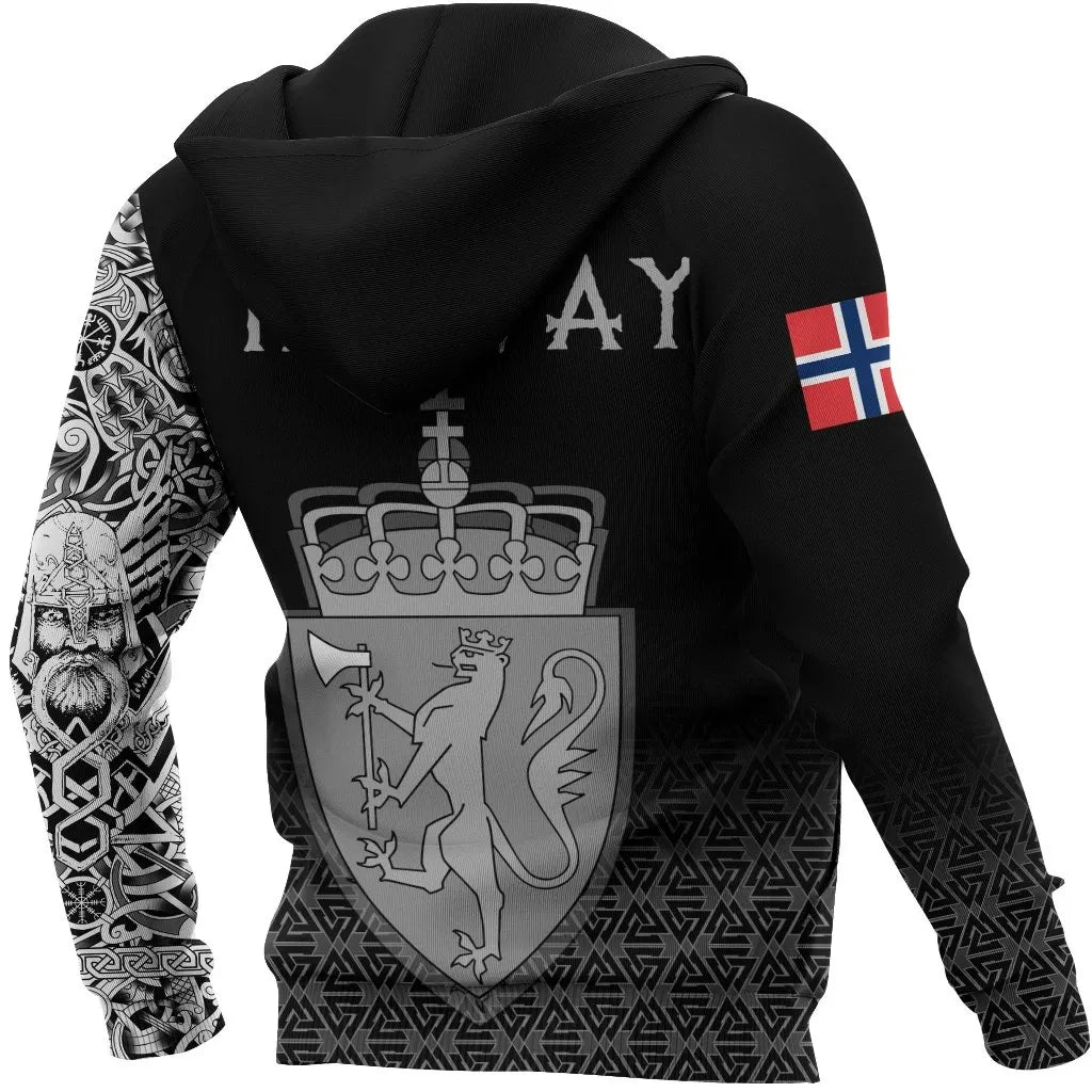 Viking Hoodie Norway Coat Of Arms RLT7