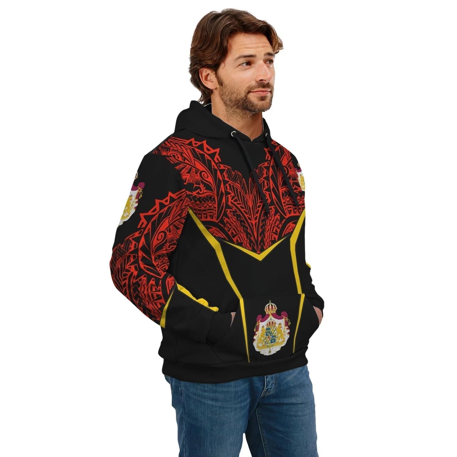 Sweden 2 Unisex Hoodie Tribal Style RLT7