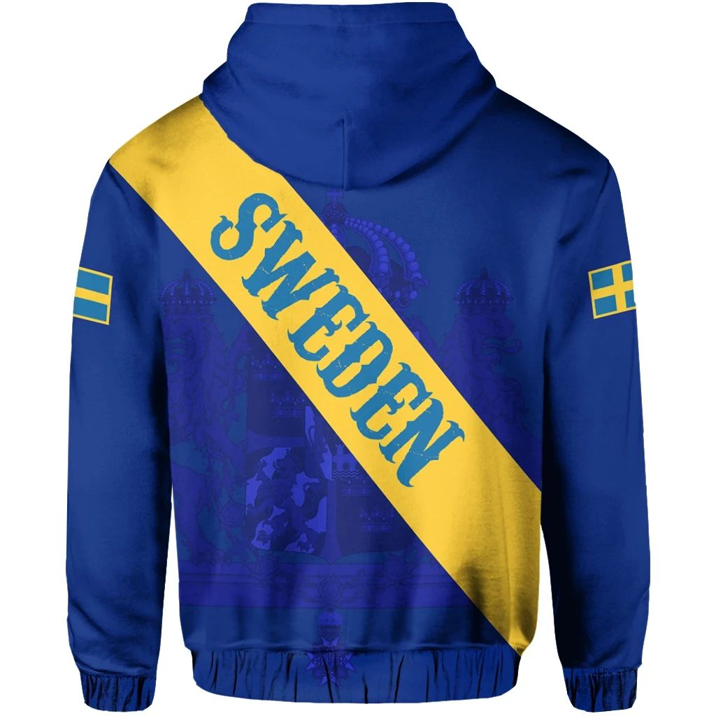 Sverige Sweden 2019 Pullover Hoodie RLT7