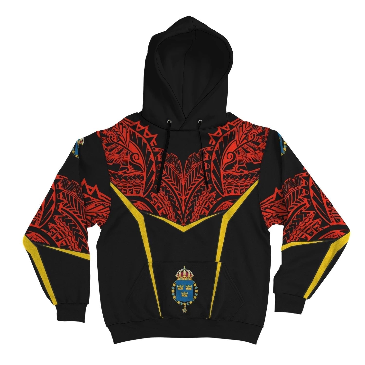Sweden 3 Unisex Hoodie Tribal Style RLT7