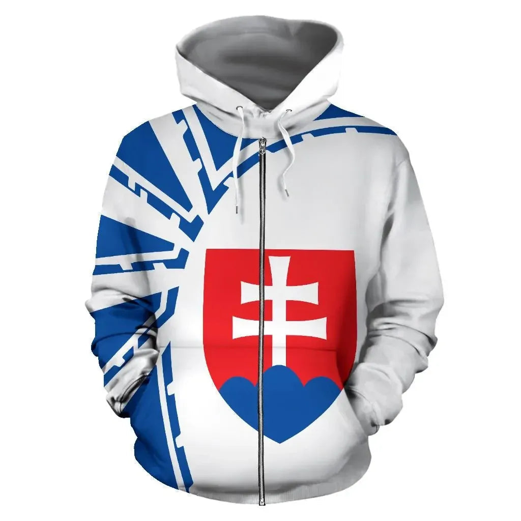 Slovakia Zip Hoodie Premium Style RLT13