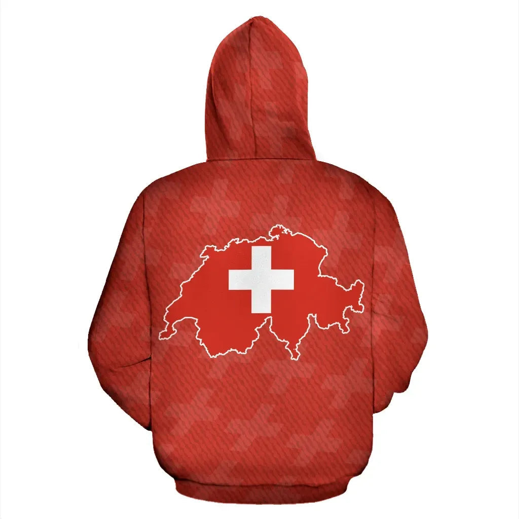 Switzerland Hoodie Switzerland Is In My Dna RLT13