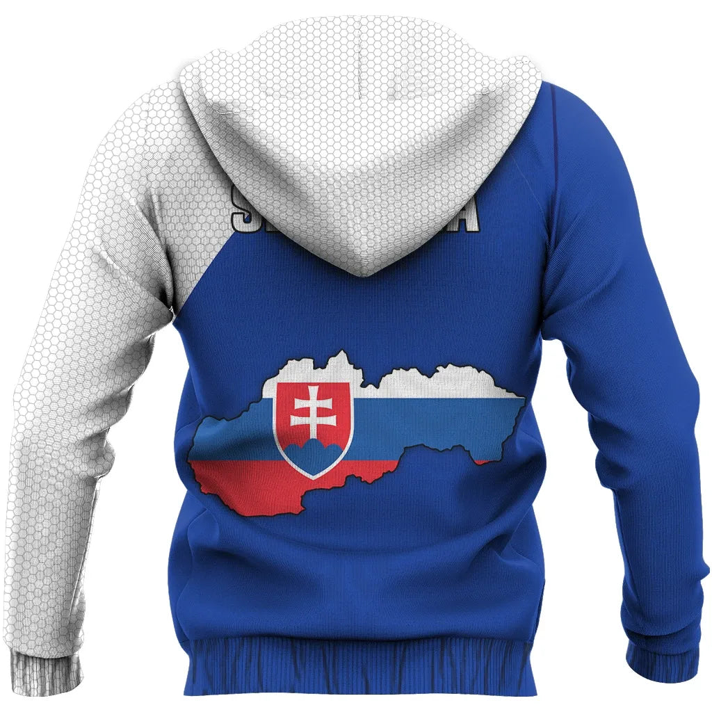 Slovakia Map Special Zipper Hoodie RLT13