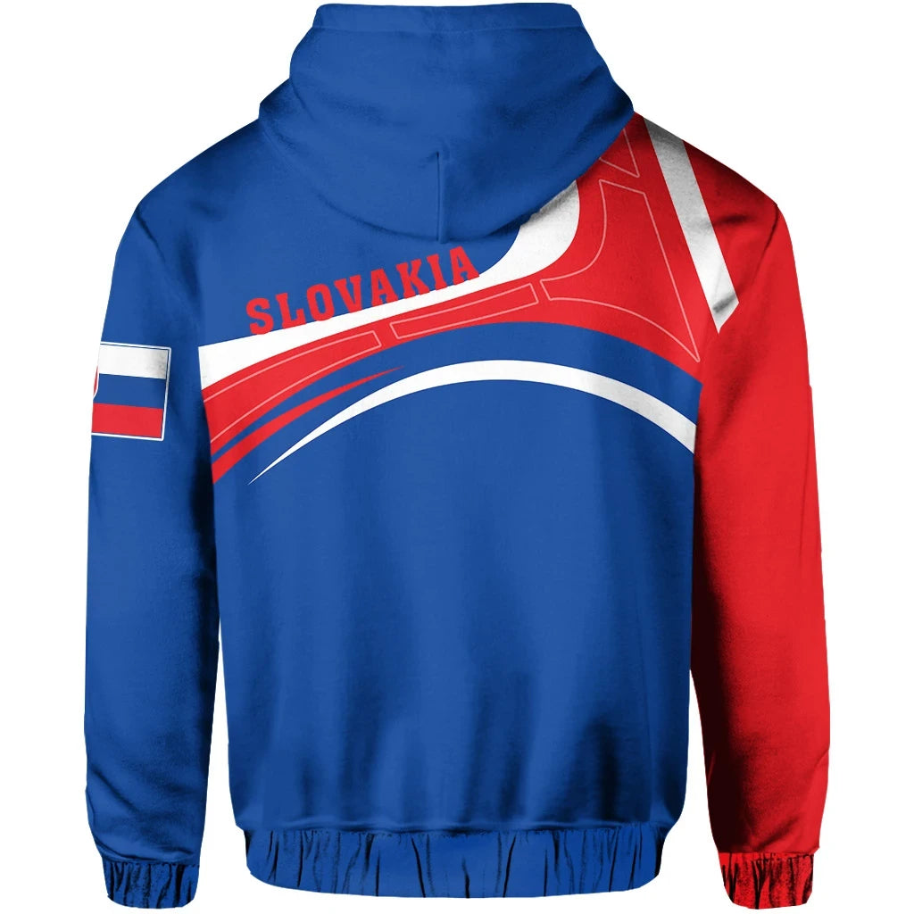 Slovakia Zipper Hoodie Eudora Style RLT13