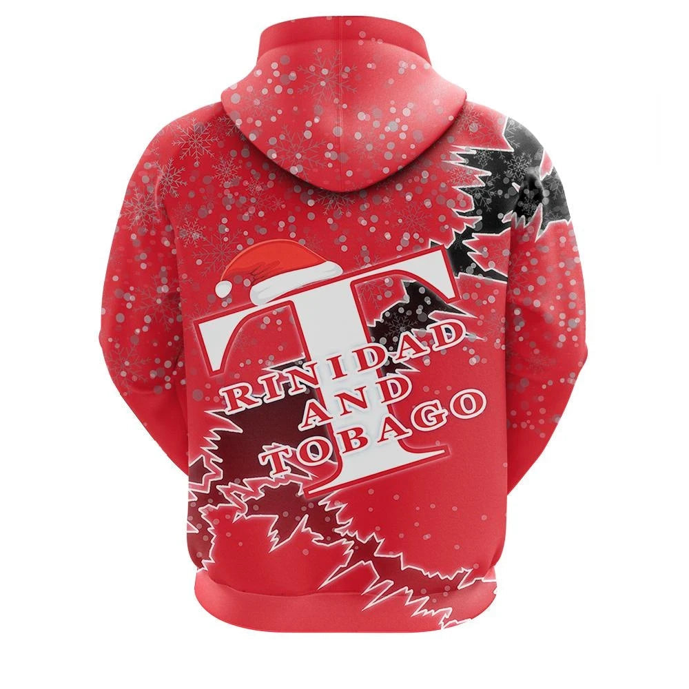 Trinidad and Tobago Christmas Zip Up Hoodie Coat Of Arms X Style8 RLT6