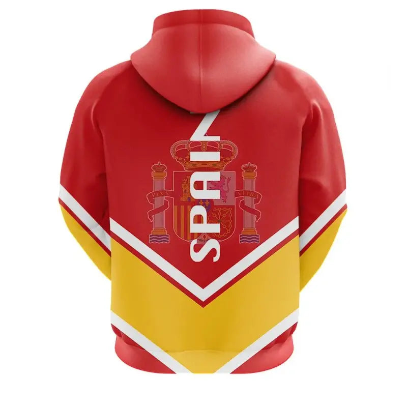 Spain Zip Hoodie Coat Of Arms Lucian Style RLT12