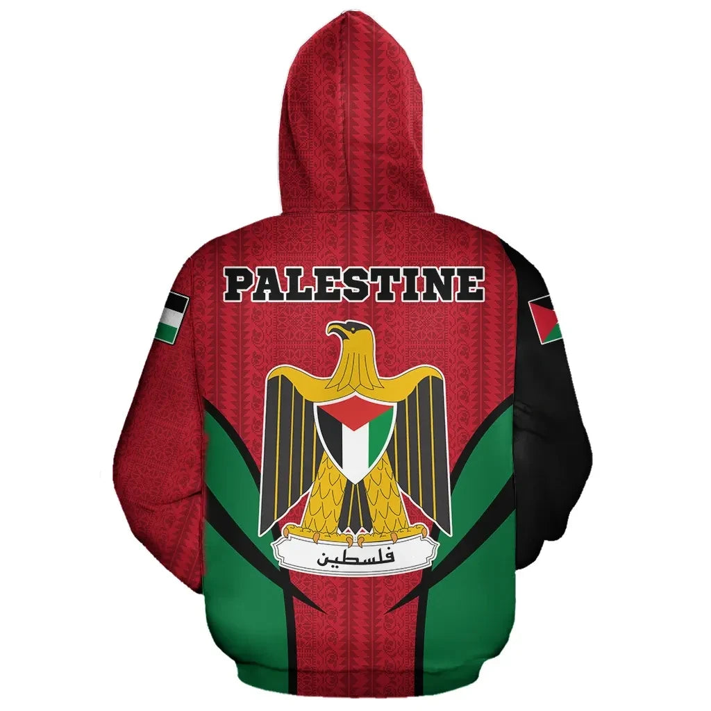 Palestine Hoodie Zip Active RLT13