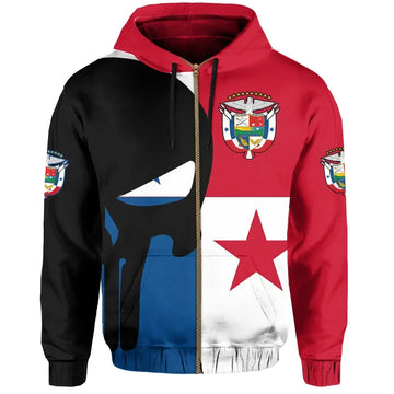 Panama Zipper Hoodie Skullcap Style RLT13