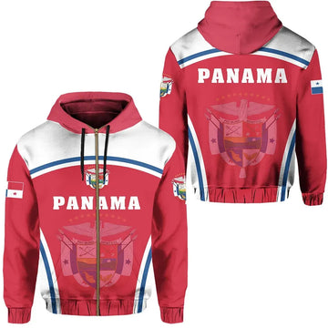 Panama Hoodie Zip Sport Style RLT13