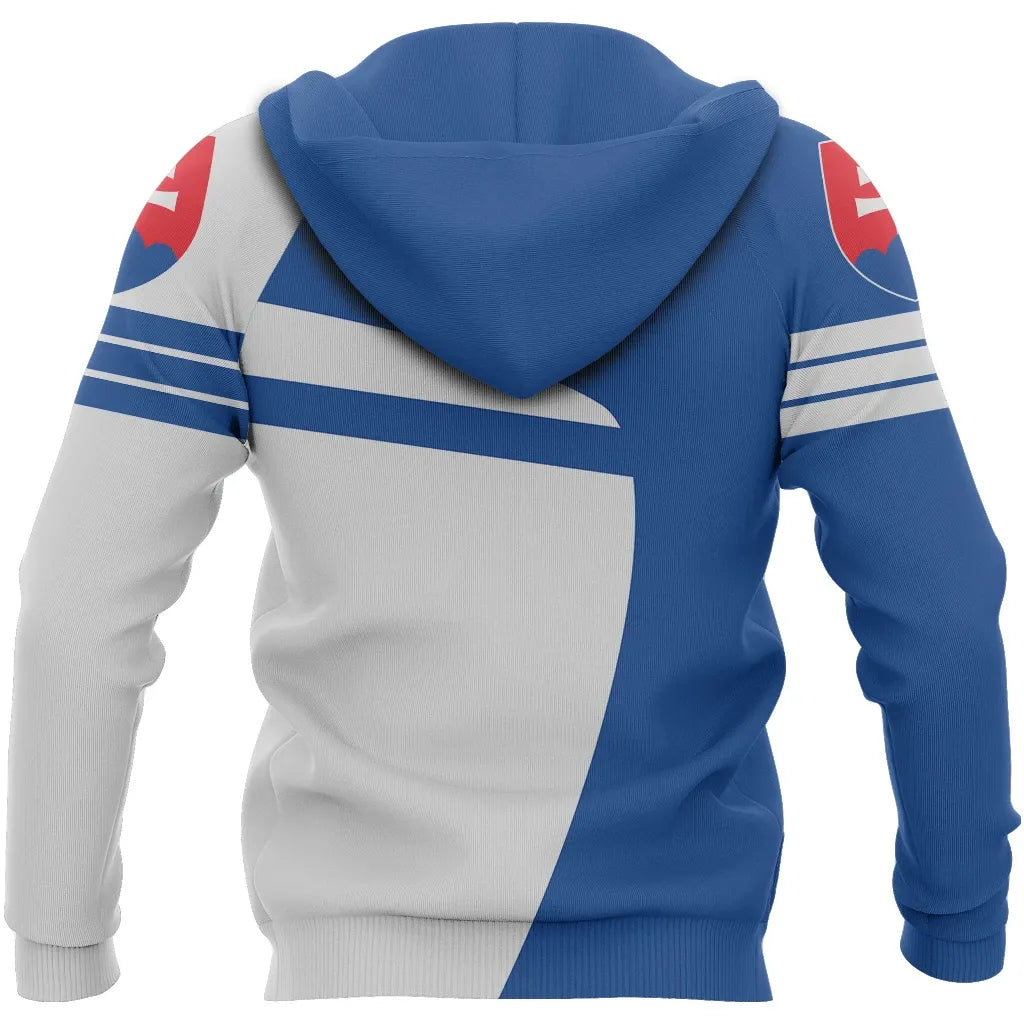 Slovakia Sport Zip Up Hoodie Premium Style RLT13
