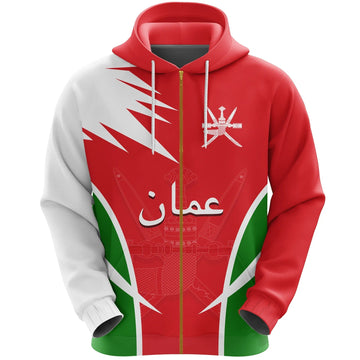 Oman Hoodie Zipper Active Style RLT13