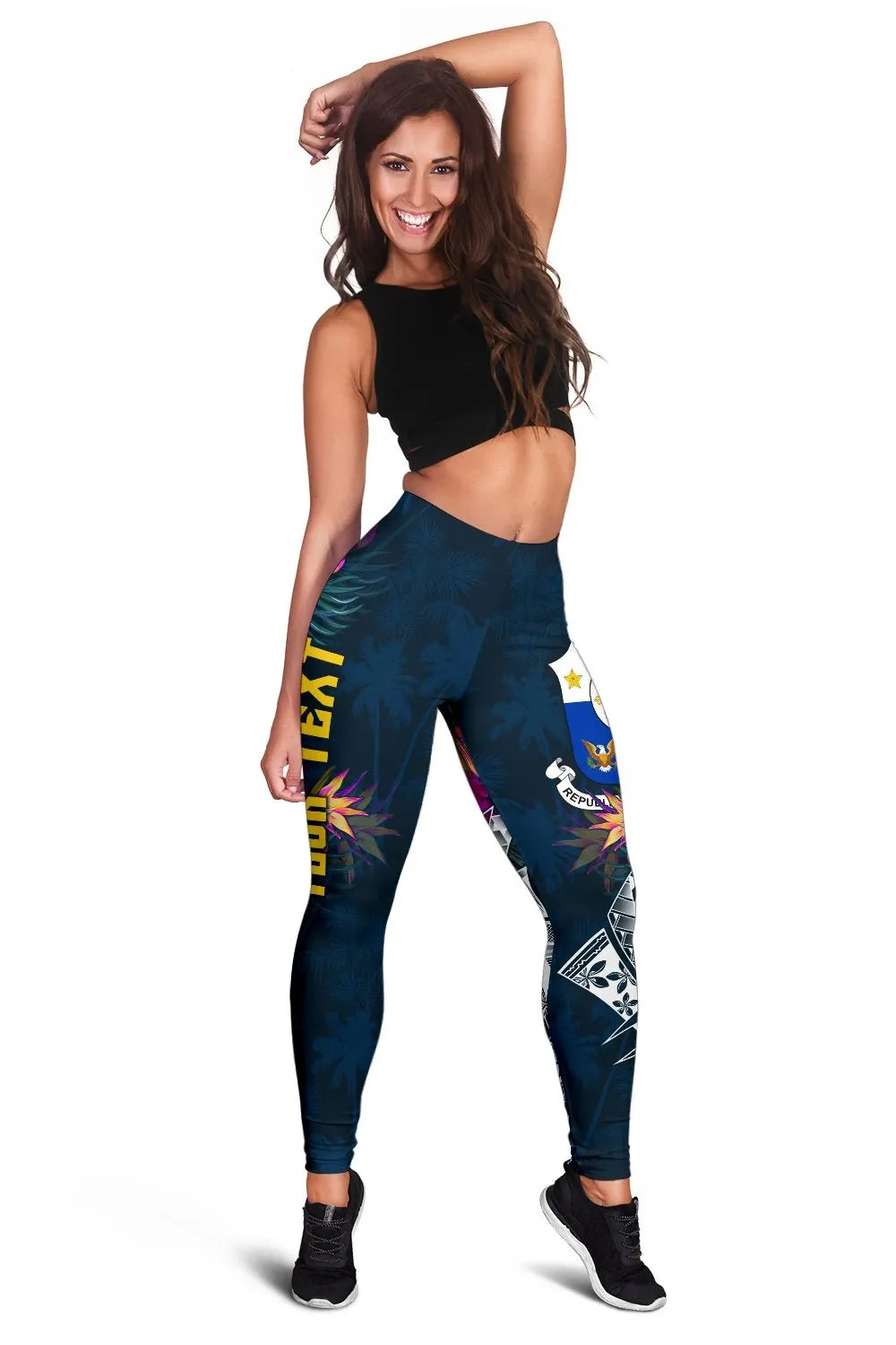 The Philippines Personalised Women's Leggings Summer Vibes RLT6