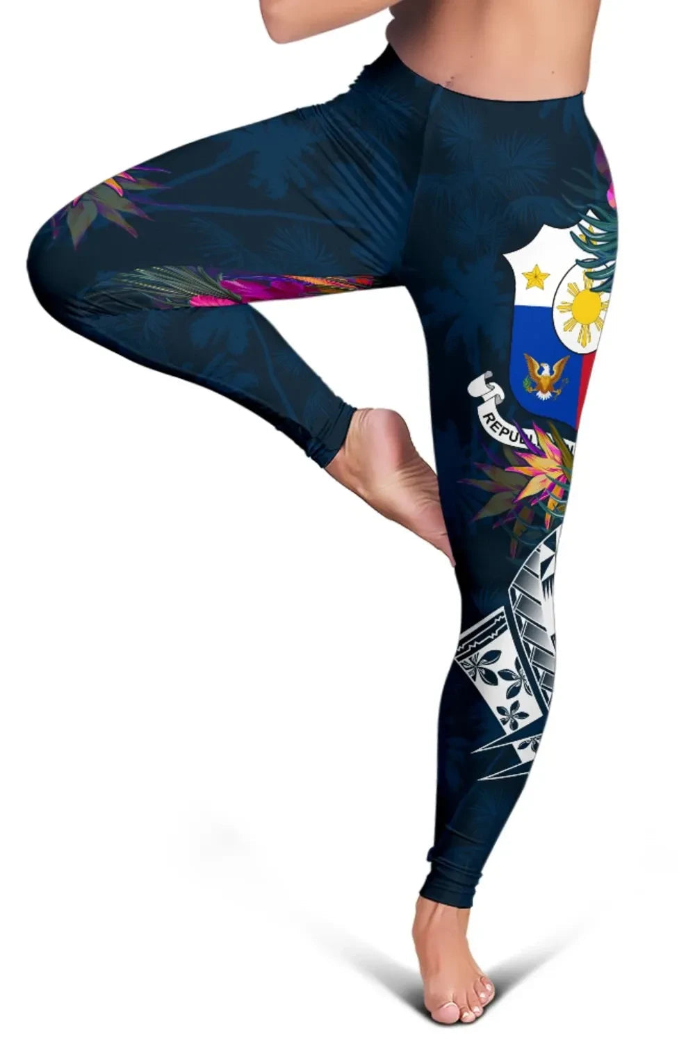 The Philippines Women's Leggings Summer Vibes RLT6