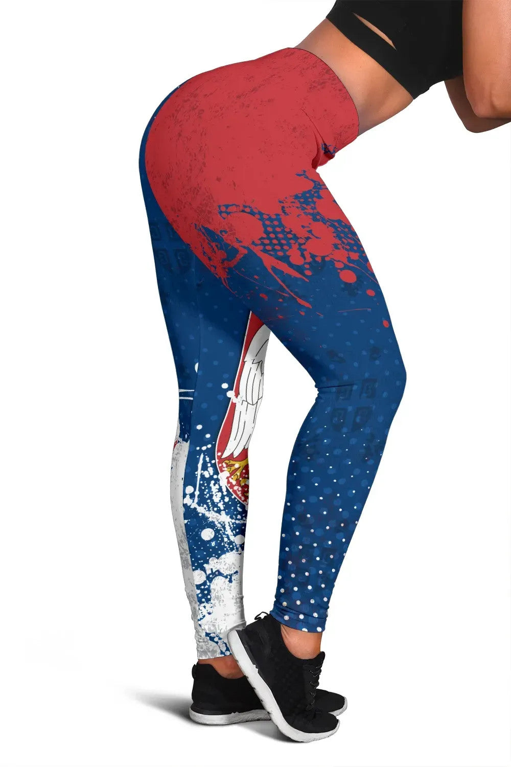 Serbia Leggings The Great Serbia Serbian Language RLT7