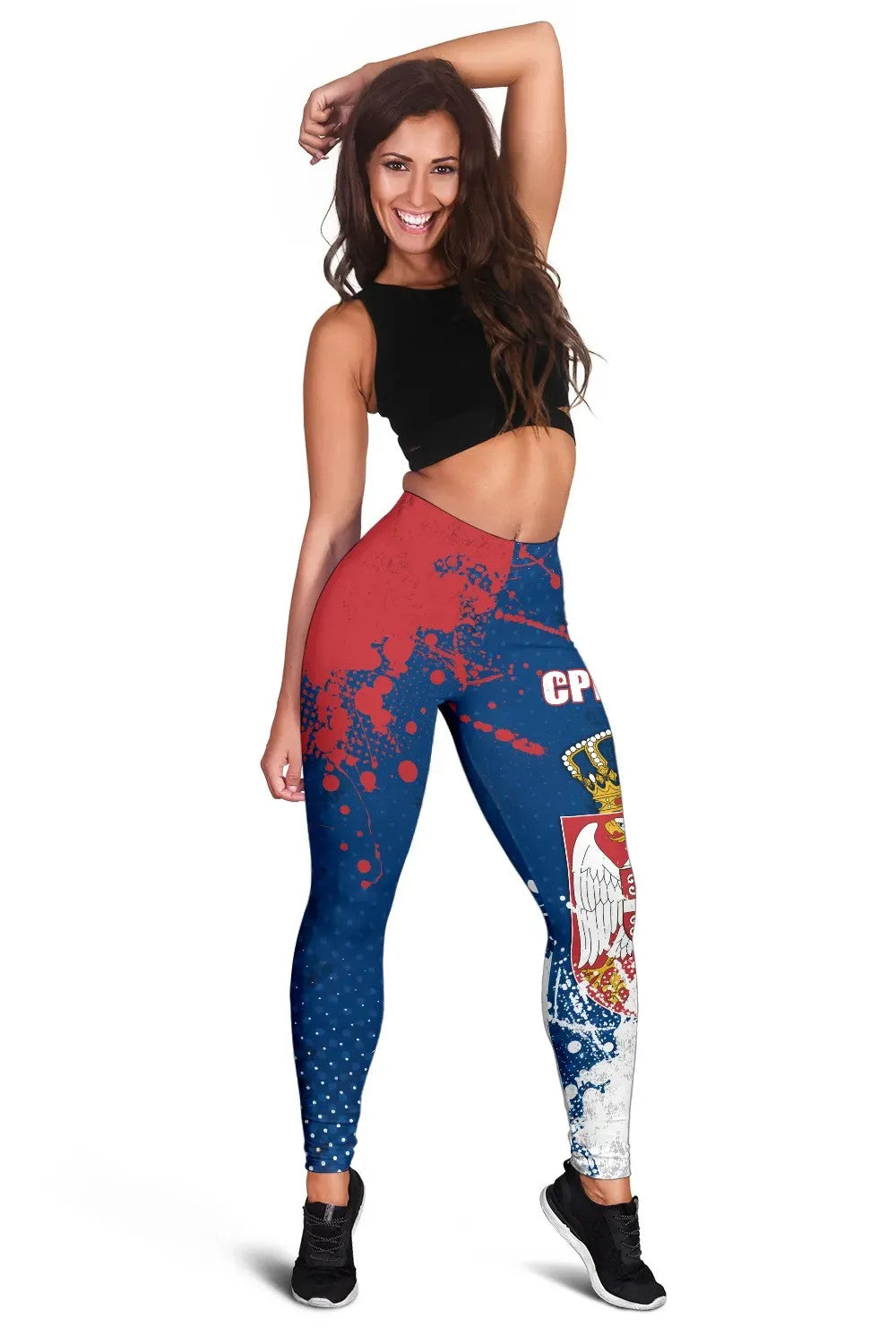 Serbia Leggings The Great Serbia Serbian Language RLT7