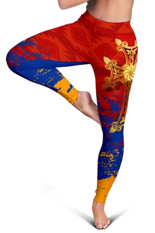 Armenia Khachkar, Armenian Cross Special Leggings RLT8