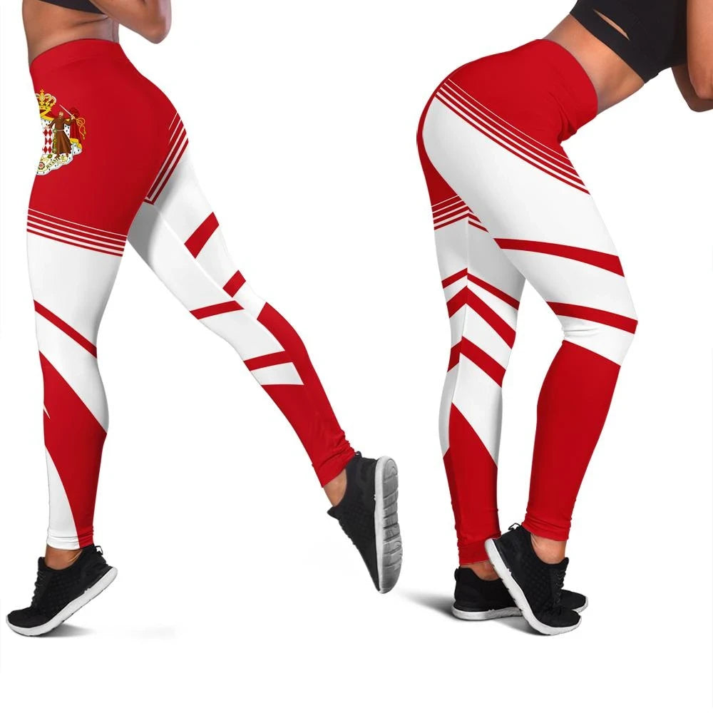 Monaco Coat Of Arms Leggings Cricket RLT6
