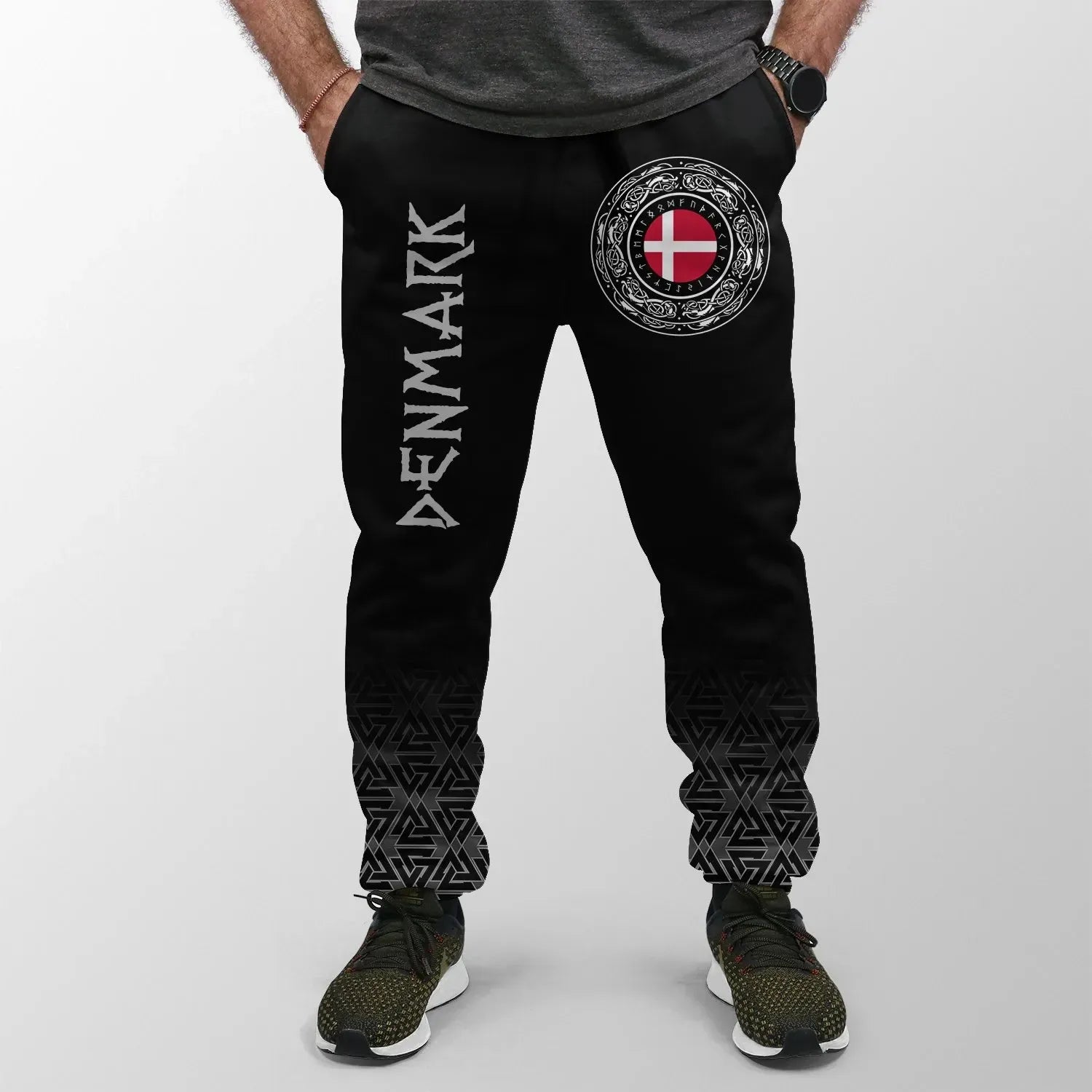 Viking Jogger (Women's/Men's) Denmark Coat Of Arms RLT13