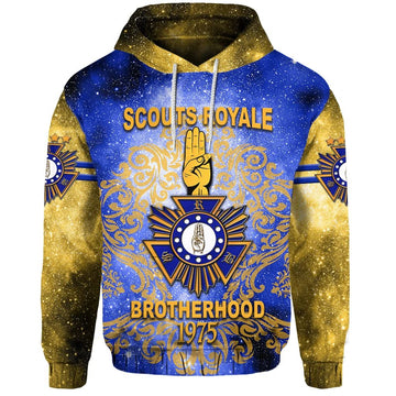 Scouts Royale Brotherhood SRB Hoodie Unique Version Blue LT8