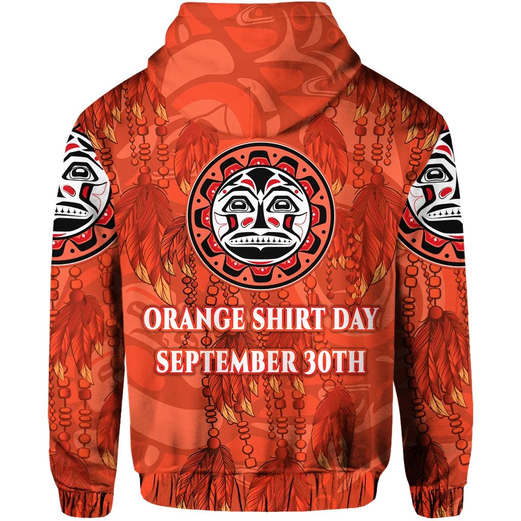 Orange Shirt Day Hoodie Every Child Matters Dreamcatcher Aboriginal LT8
