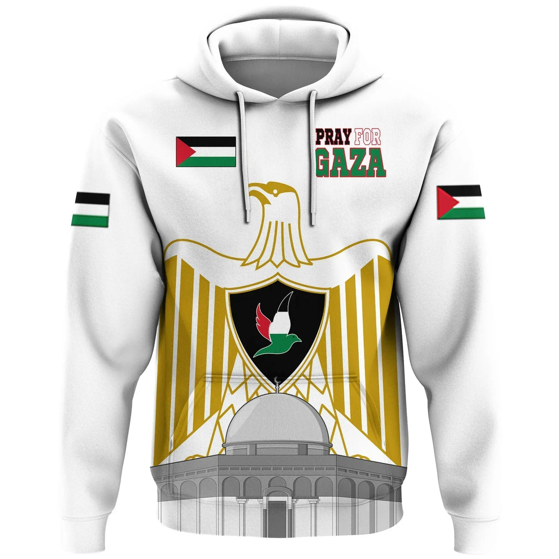 Palestine Hoodie Be Stronger Gaza RLT13