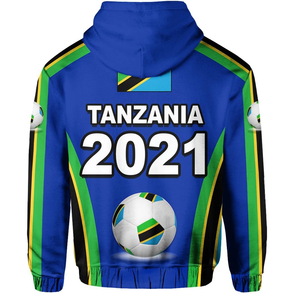 Tanzania Football Team 2021 Mix Flag Hoodie LT20