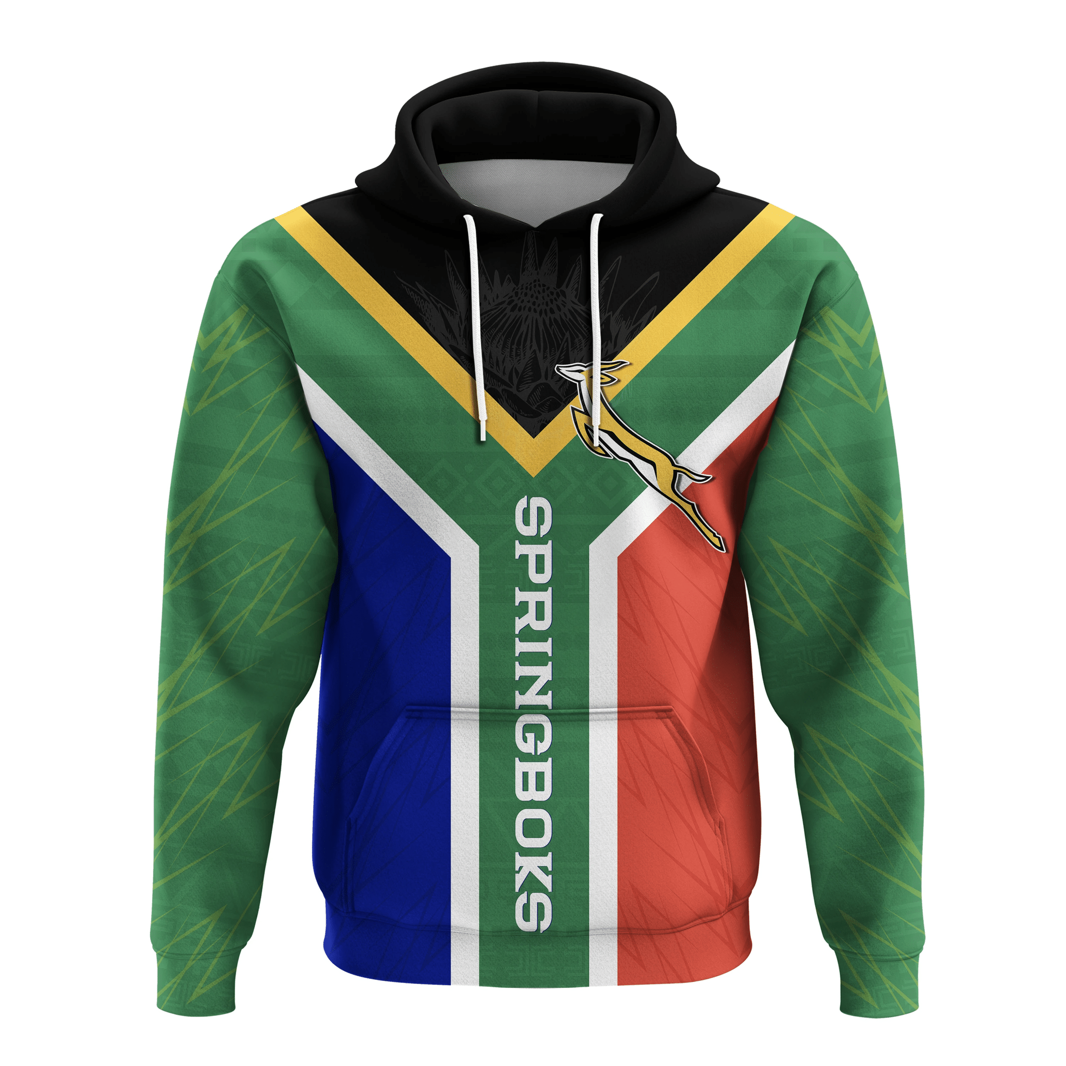 Springboks Passion Hoodie South Africa Rugby LT13