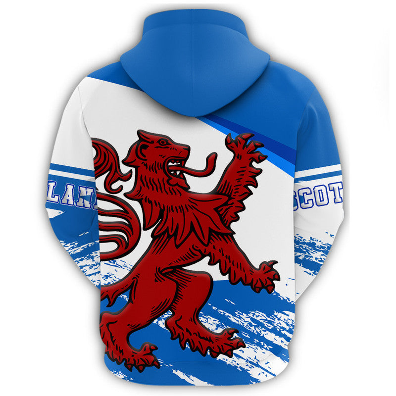 Scotland Lion Style Zip Hoodie RLT12