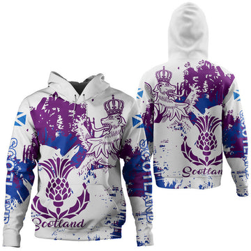 Scotland Lion Kings Thistle Hoodie RLT12