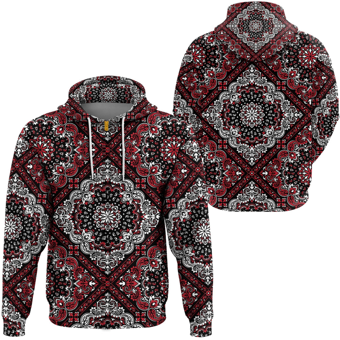 Paisley Bandana Hoodie Pattern Seamless Ver.222 RLT13