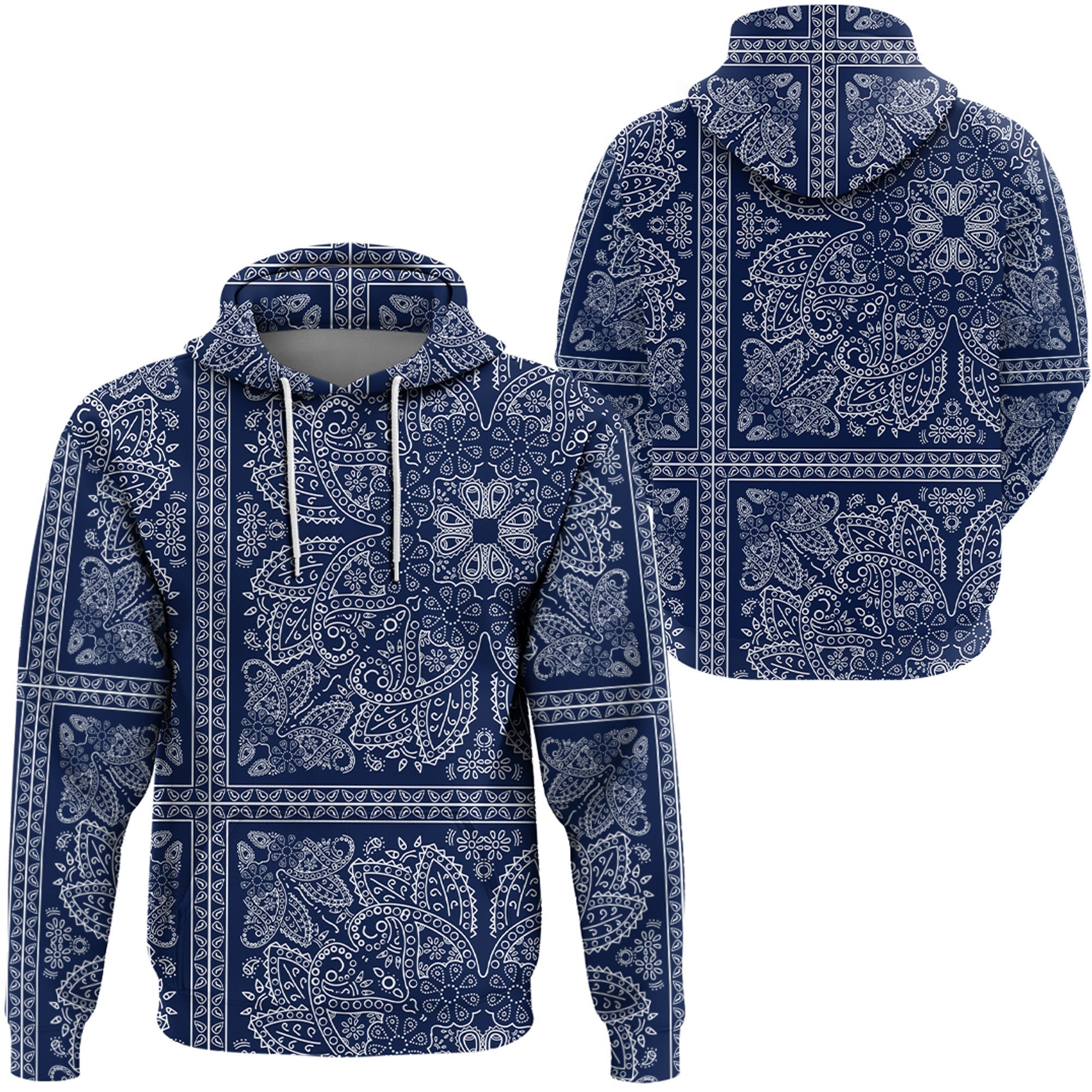 Paisley Bandana Hoodie Pattern Seamless Ver.133 RLT13