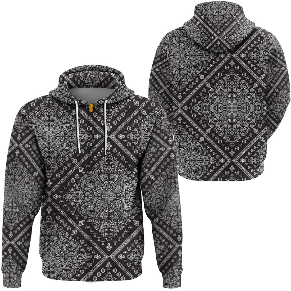 Paisley Bandana Hoodie Pattern Seamless Ver.130 RLT13