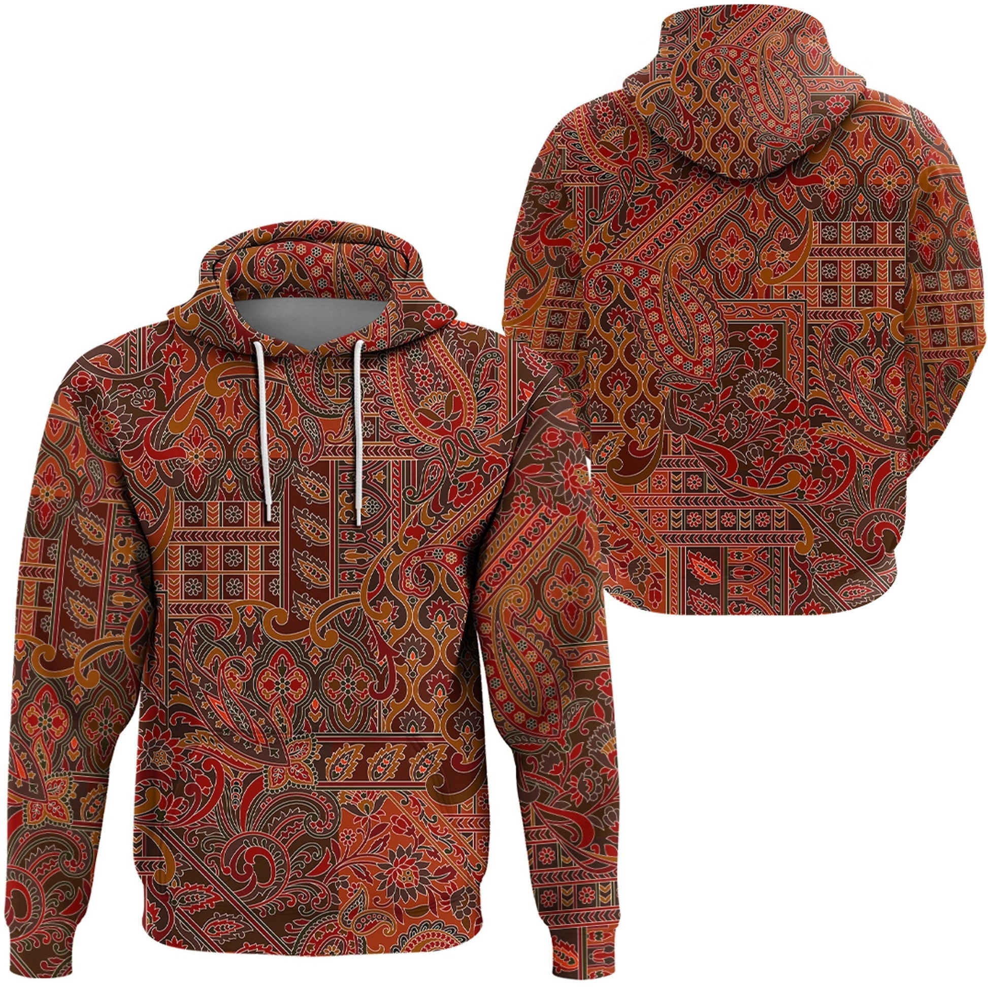 Paisley Bandana Hoodie Pattern Seamless Ver.84 RLT13