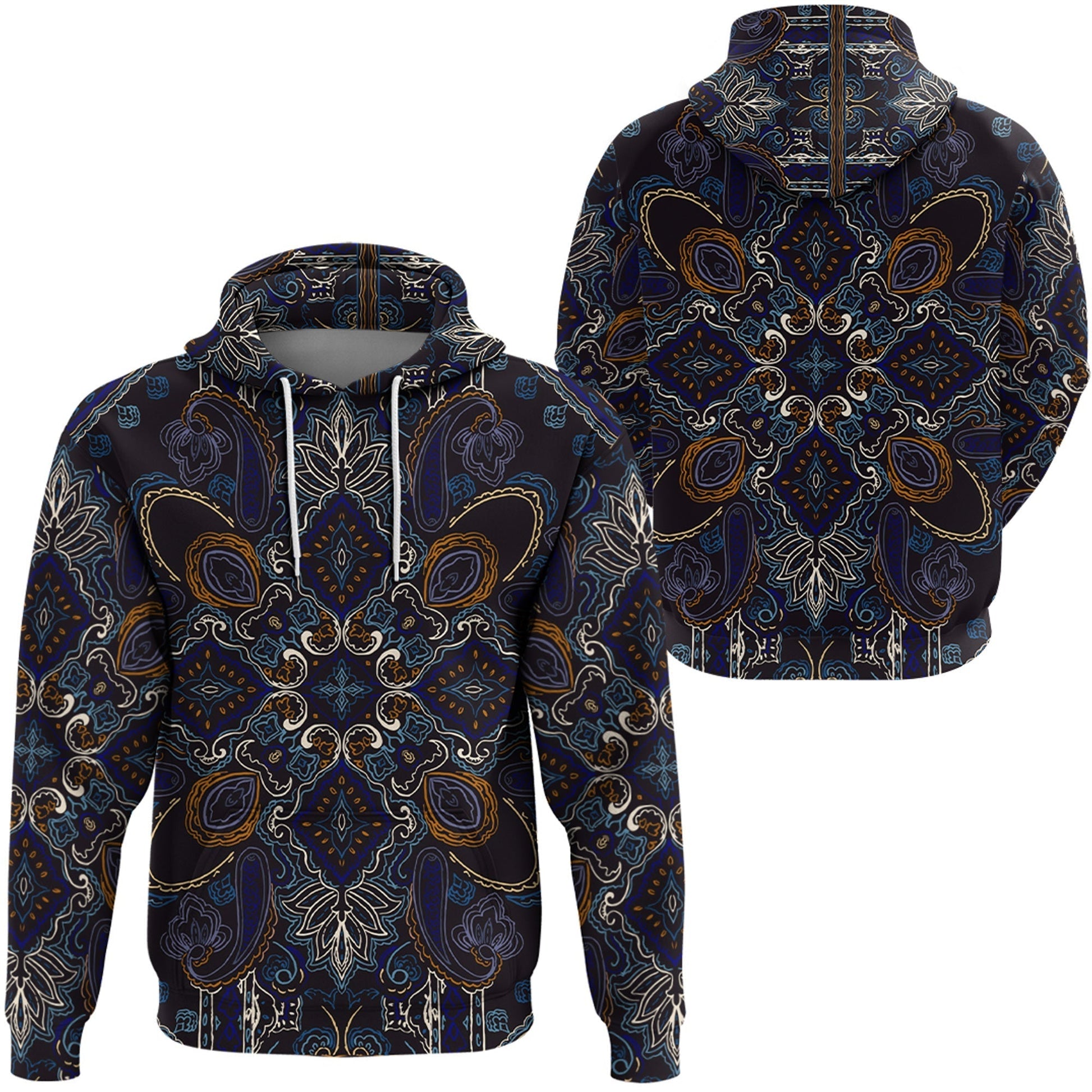 Paisley Bandana Hoodie Pattern Seamless Ver.93 RLT13