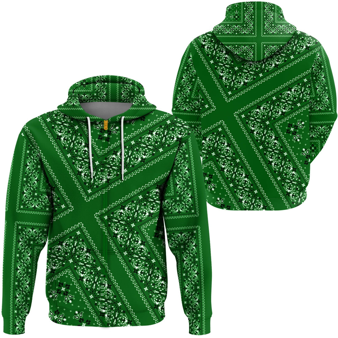 Paisley Bandana Hoodie Pattern Seamless Ver.72 RLT13