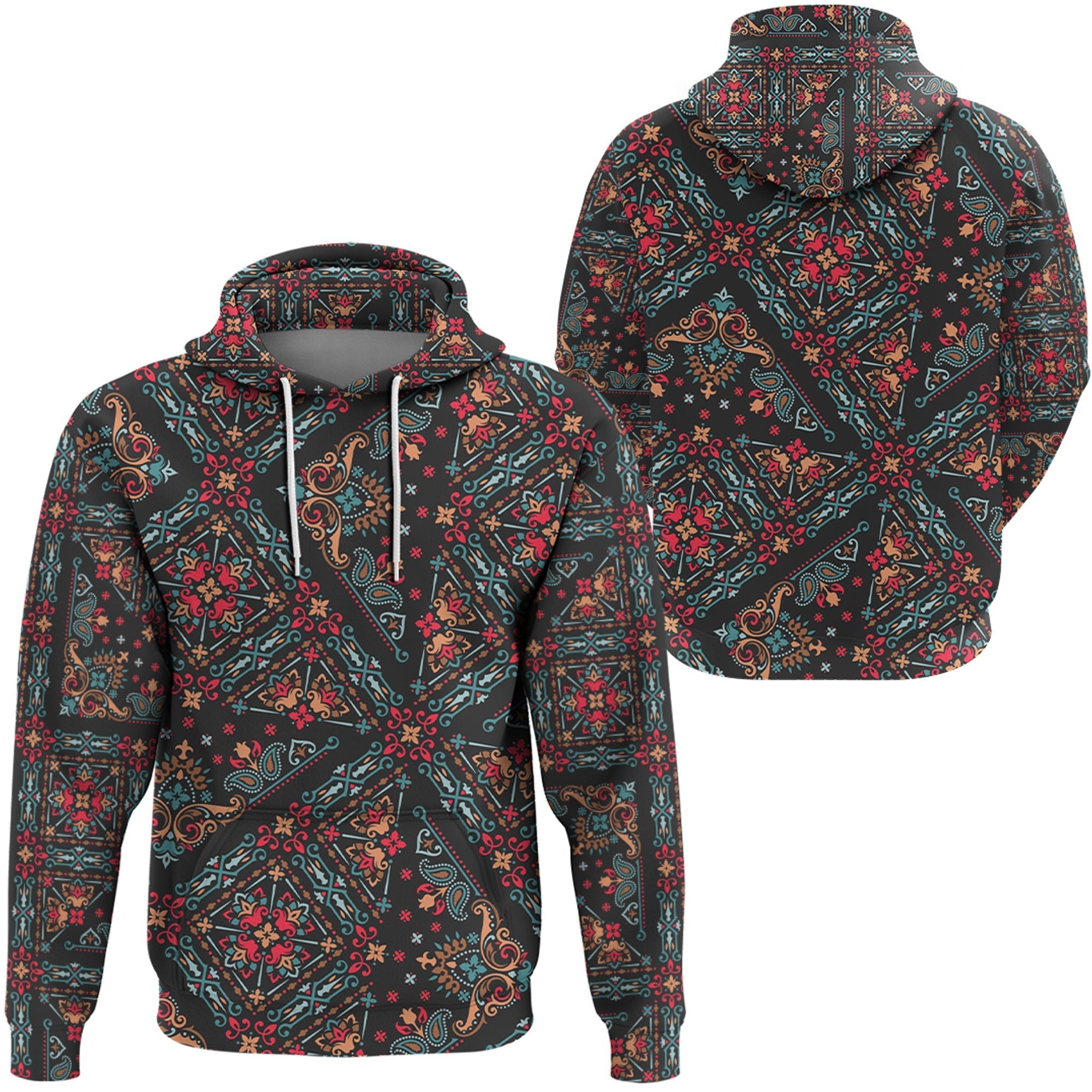 Paisley Bandana Hoodie Pattern Seamless Ver.21 RLT13