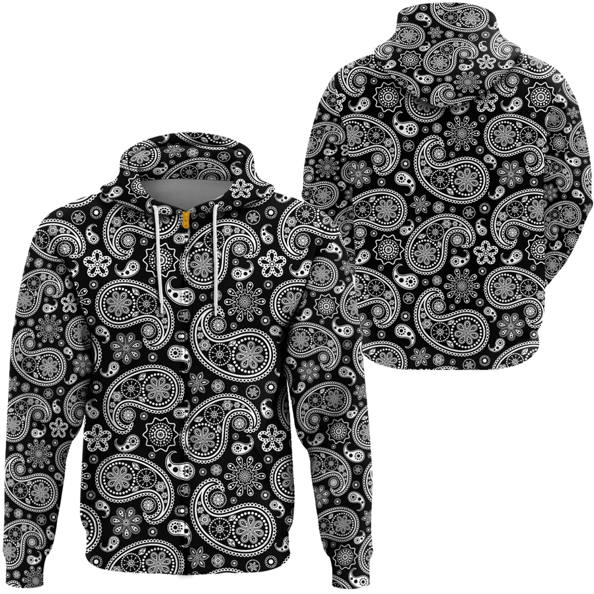 Paisley Bandana Hoodie Pattern Seamless Ver.35 RLT13