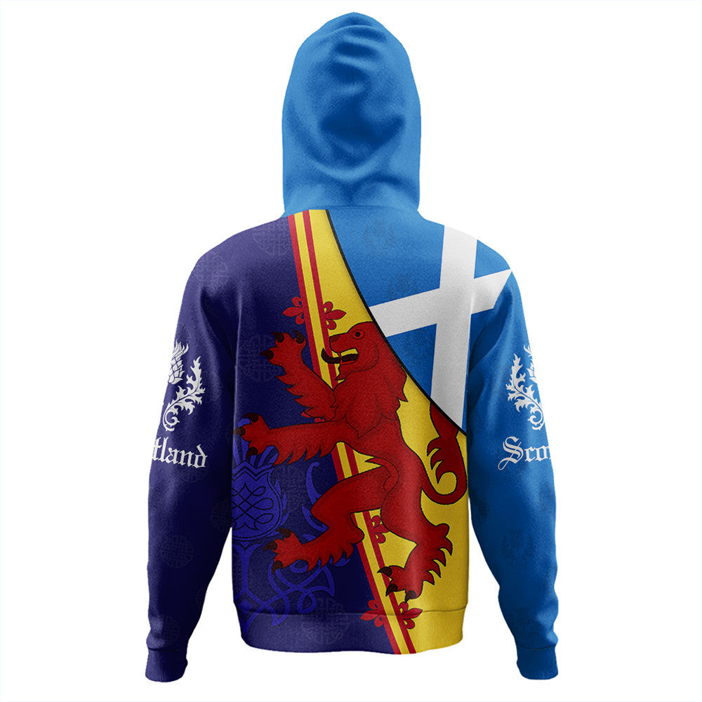 Scotland Alba Thistle Zip Hoodie RLT12