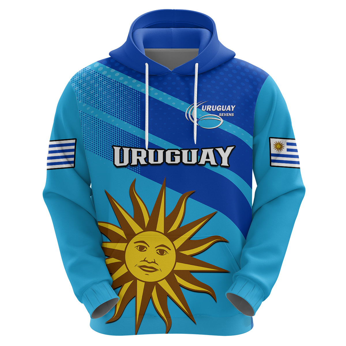 Uruguay Rugby 7s Sporty Style Hoodie LT14