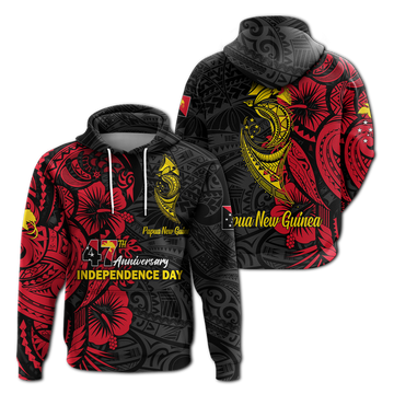 Papua New Guinea 47th Independence Day Bird Of Paradise Hoodie LT2