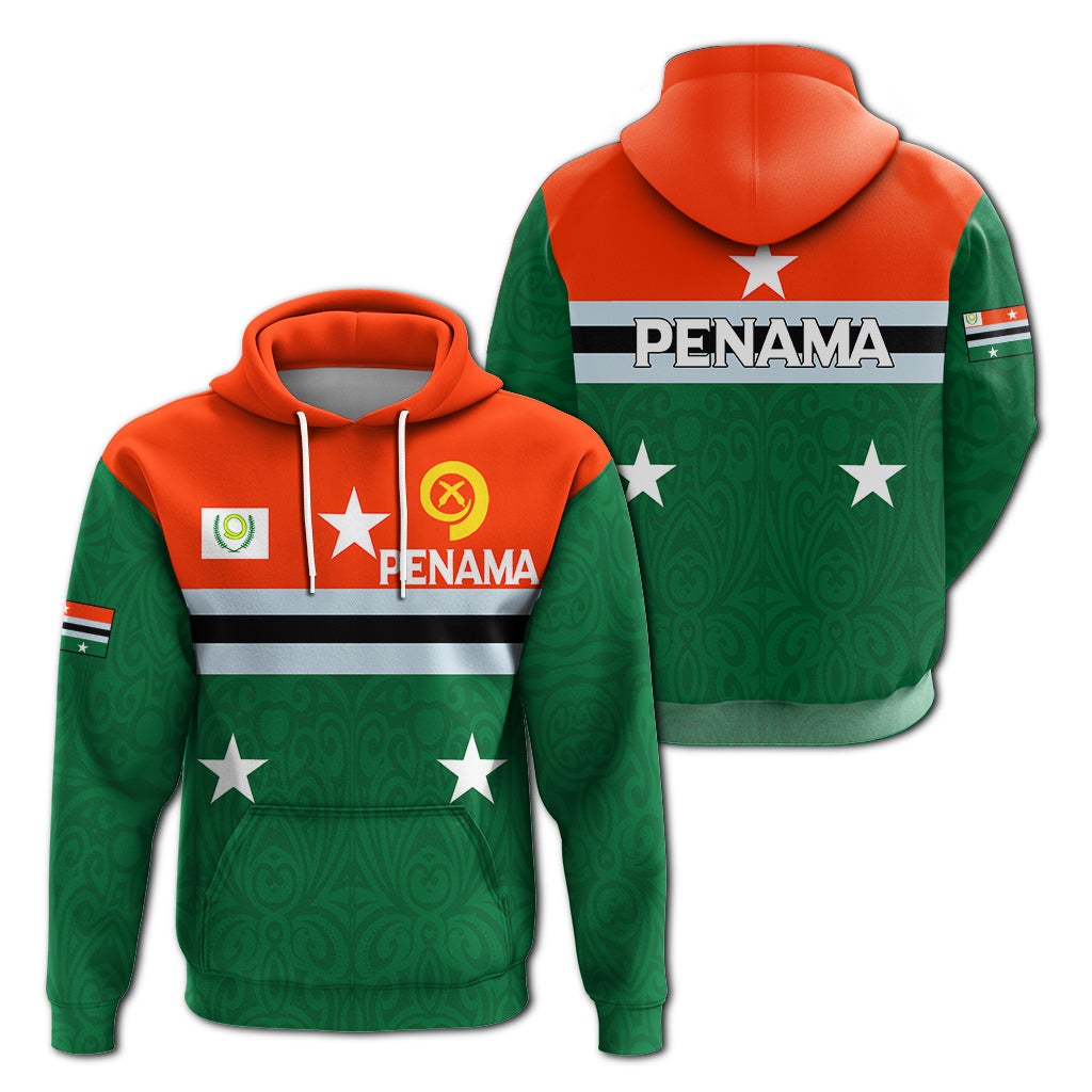 Vanuatu Penama Province Hoodie Flag Style LT12