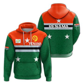 Vanuatu Penama Province Hoodie Flag Style LT12