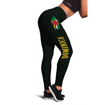 Dominica Leggings Map