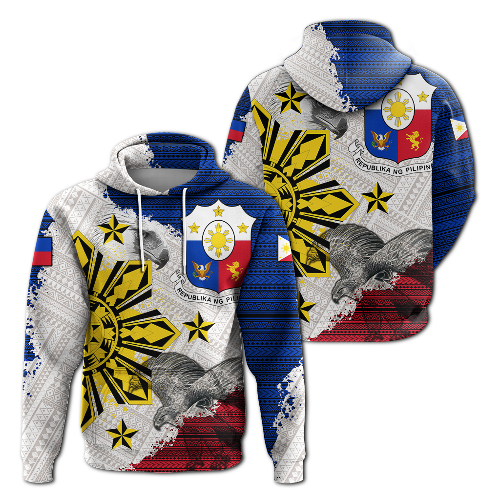 Philippines Filipino Tribal Eagle Hoodie LT2