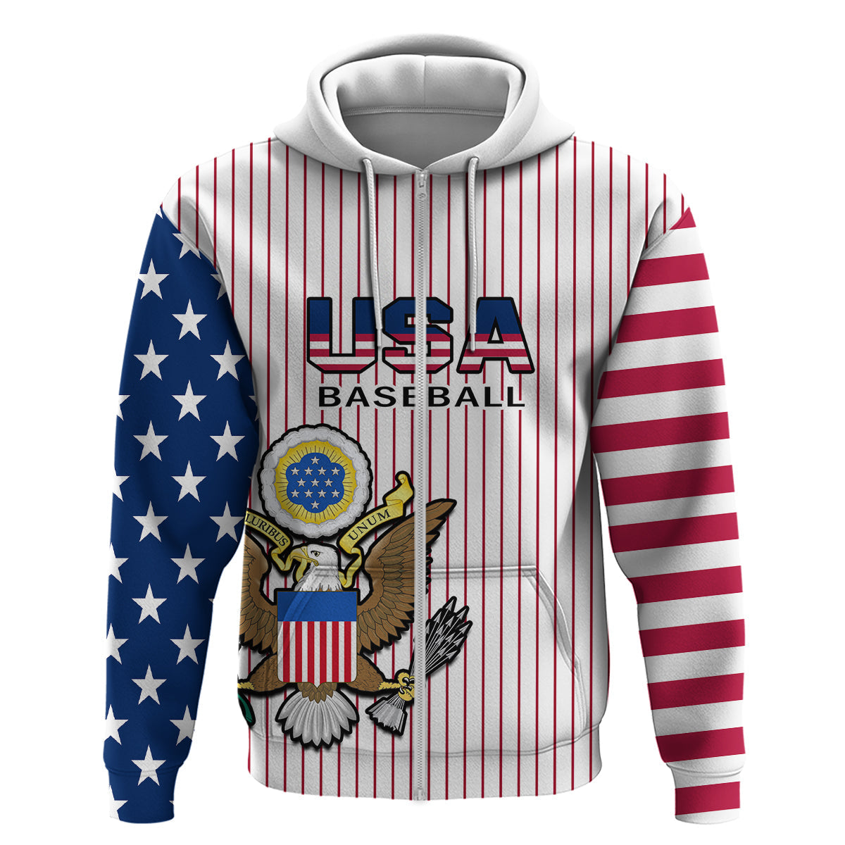 United States 2023 Baseball USA Hoodie Coat Of Arms LT14