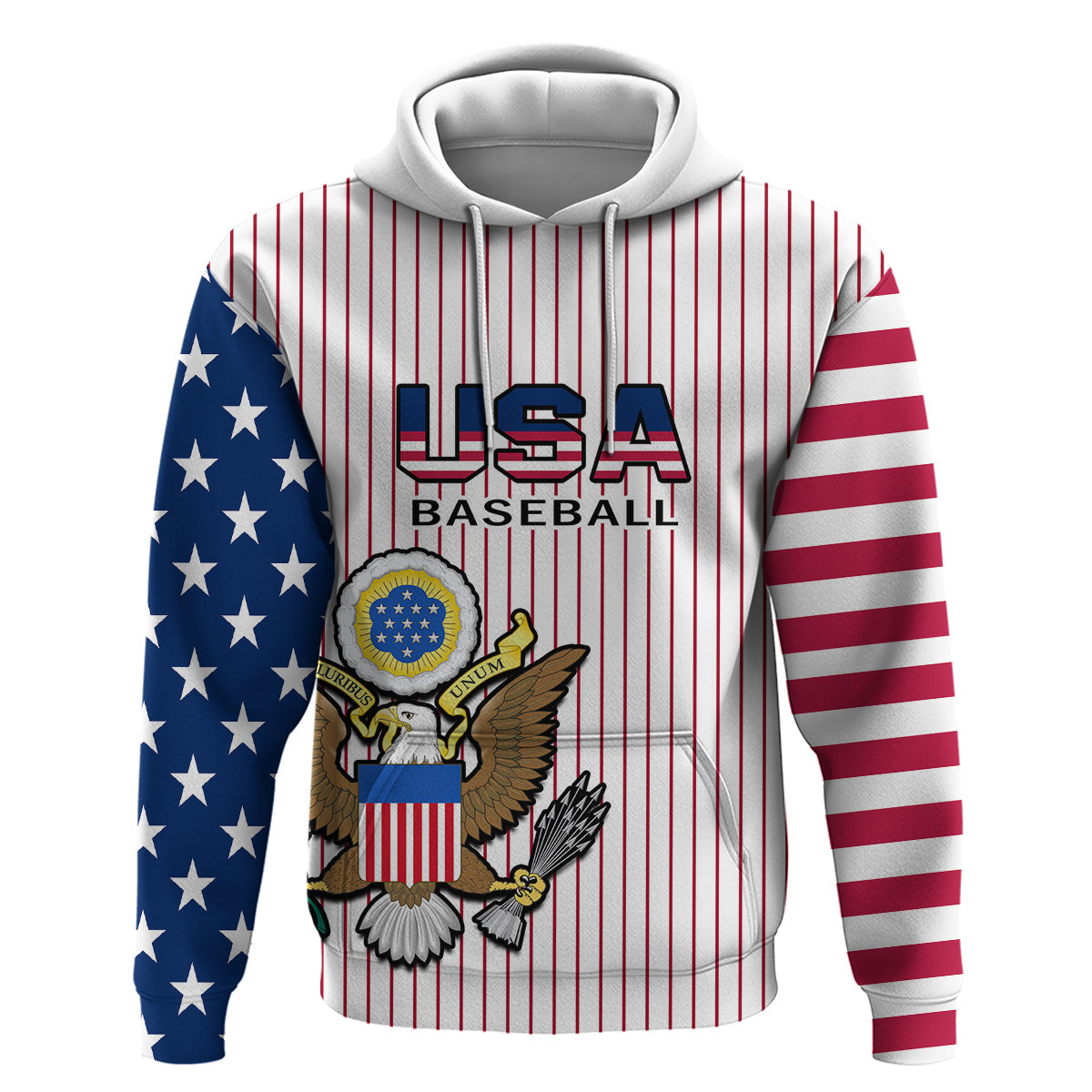 United States 2023 Baseball USA Hoodie Coat Of Arms LT14